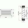 Вентиляционная наружная решетка АРН